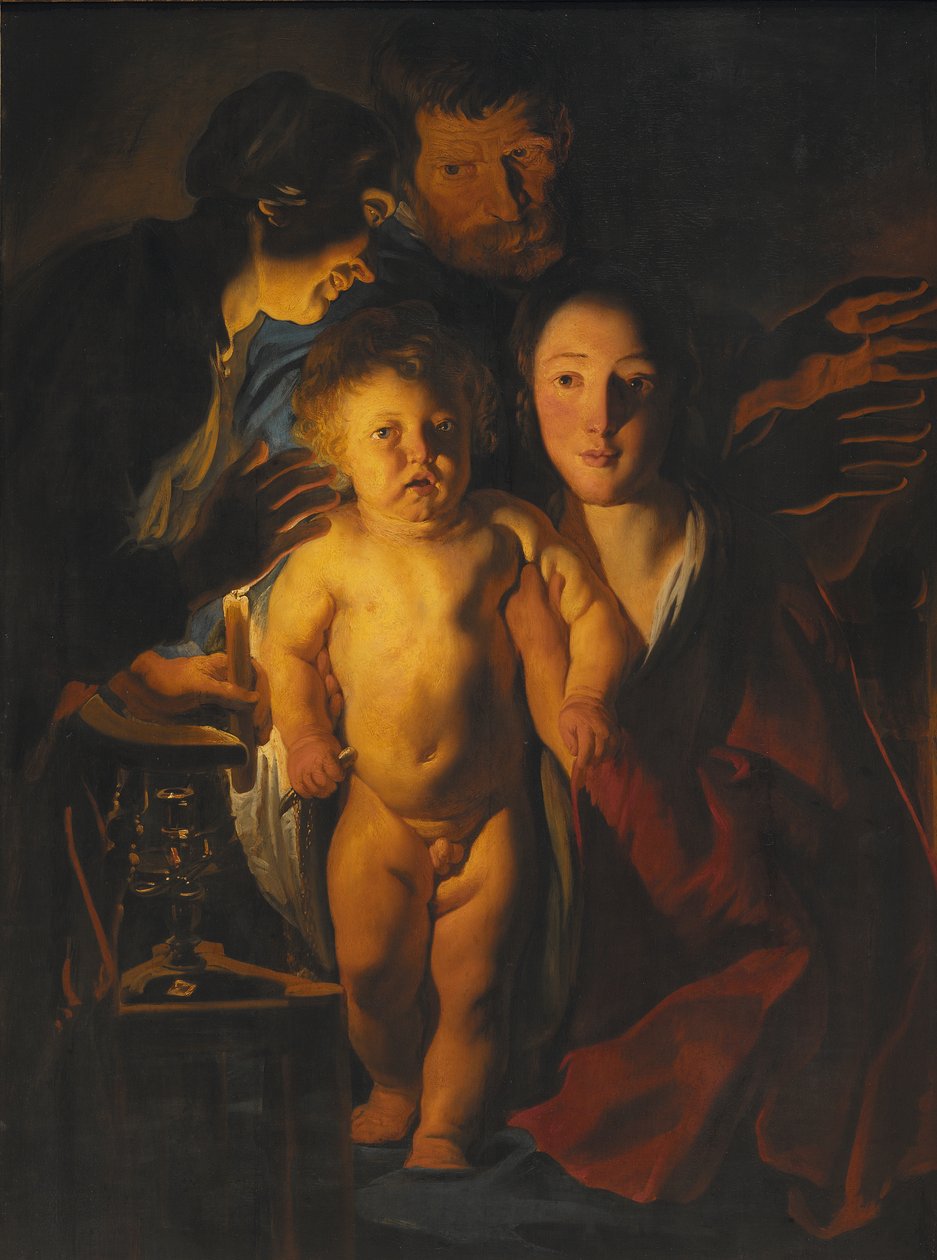 La Sacra Famiglia, c.1621-2 da Jacob Jordaens
