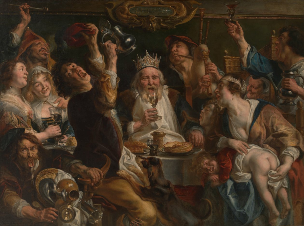 Il Re Beve da Jacob Jordaens