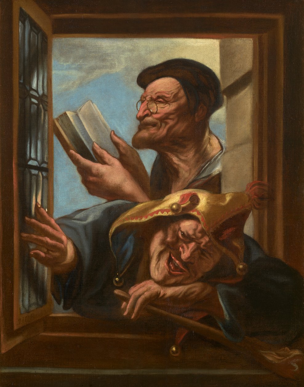 Il saggio e il giullare da Jacob Jordaens