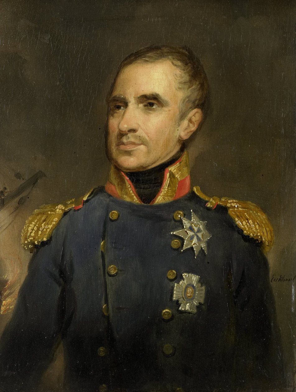 Jonkheer Theodorus Frederik van Capellen (1762-1824), Vice Ammiraglio e Comandante della Squadra Olandese ad Algeri, 1816 da Jacob Joseph Eeckhout