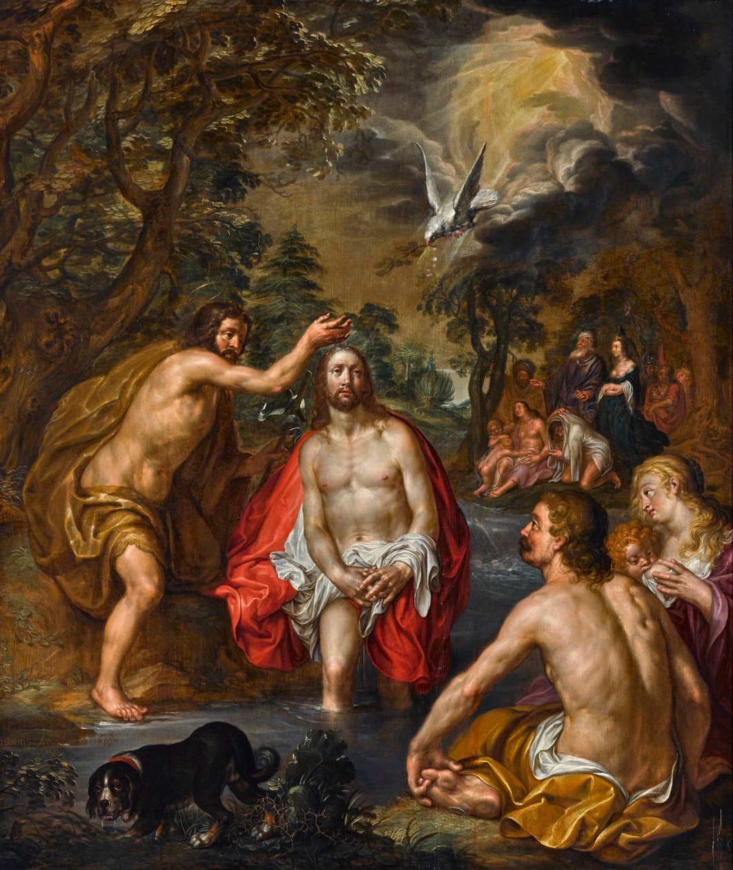 Il Battesimo di Cristo da Jacob Lois