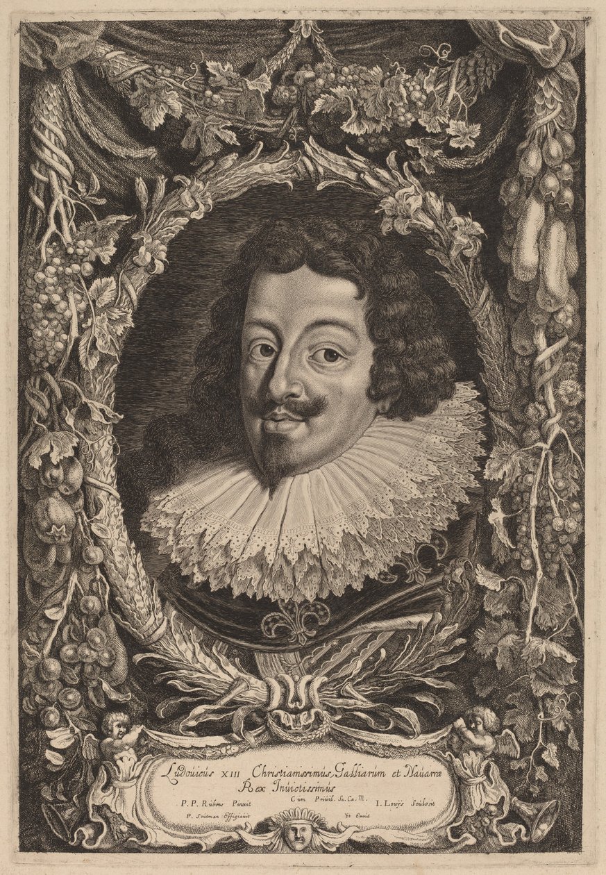 Luigi XIII, Re di Francia da Jacob Louis after Sir Peter Paul Rubens