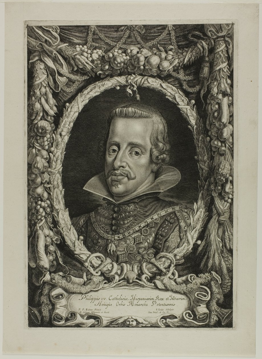 Filippo IV, re di Spagna, tavola 12 da Duces Burgundiae (Duchi di Borgogna) da Jacob Louys