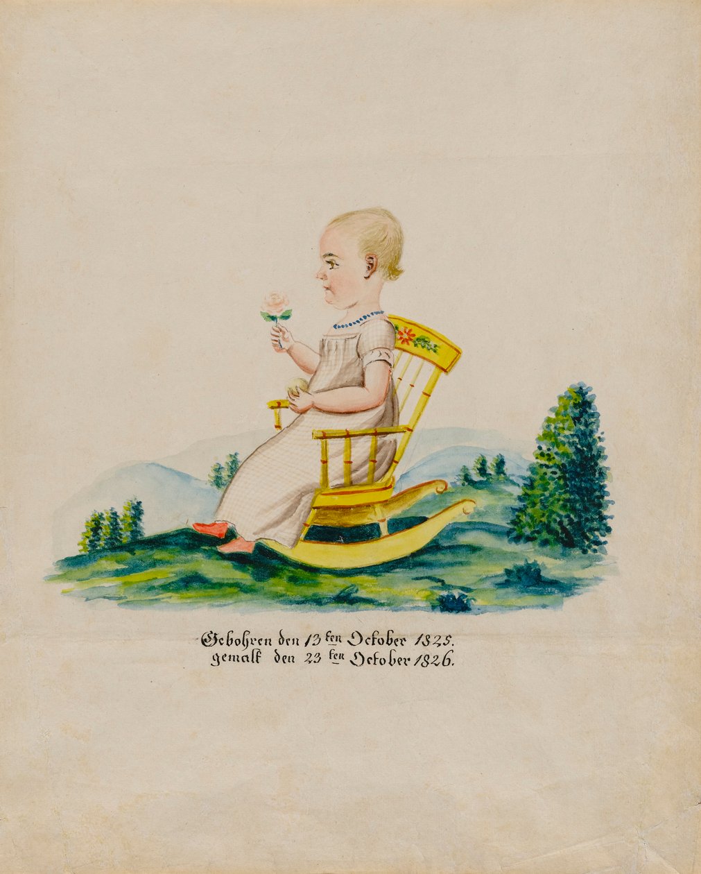 Ritratto di Carolina Musser da Jacob Maentel