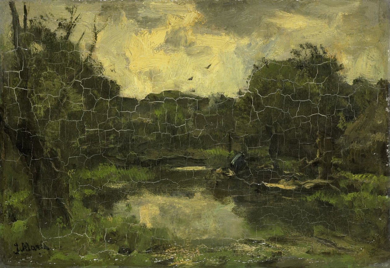 Paesaggio con barca da Jacob Maris