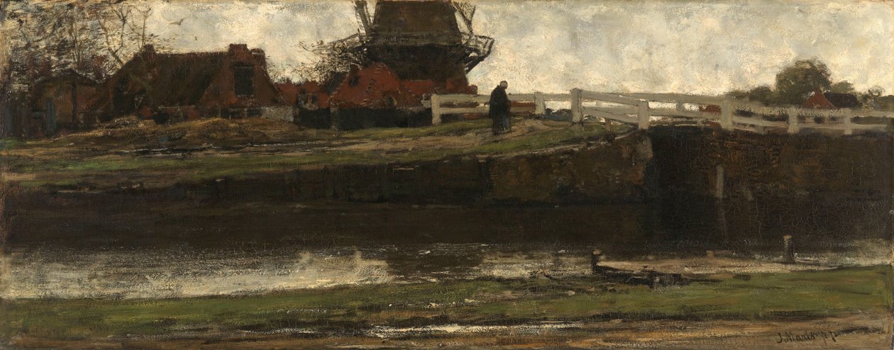 Il mulino a vento troncato da Jacob Maris