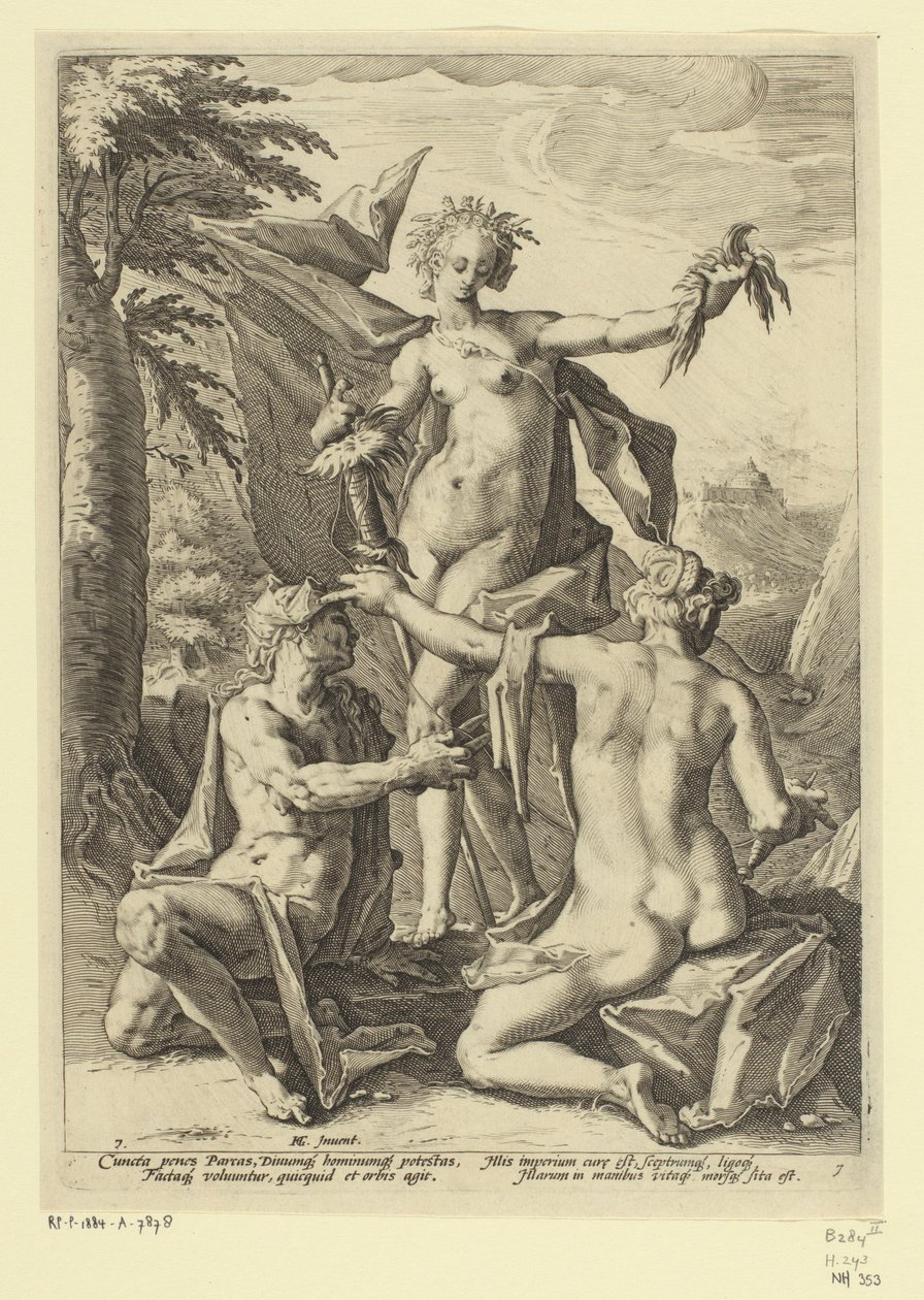 Tre Parche da Jacob Matham (attributed to)