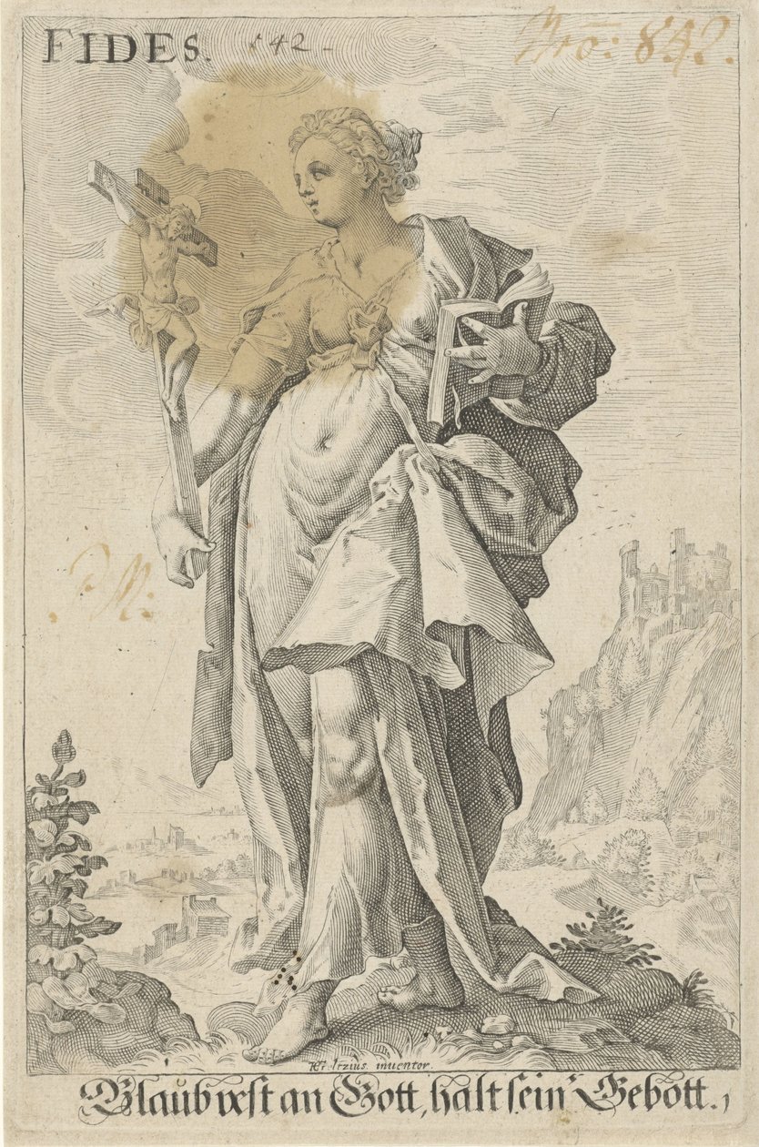 Fede (Fides) da Jacob Matham (attributed to)