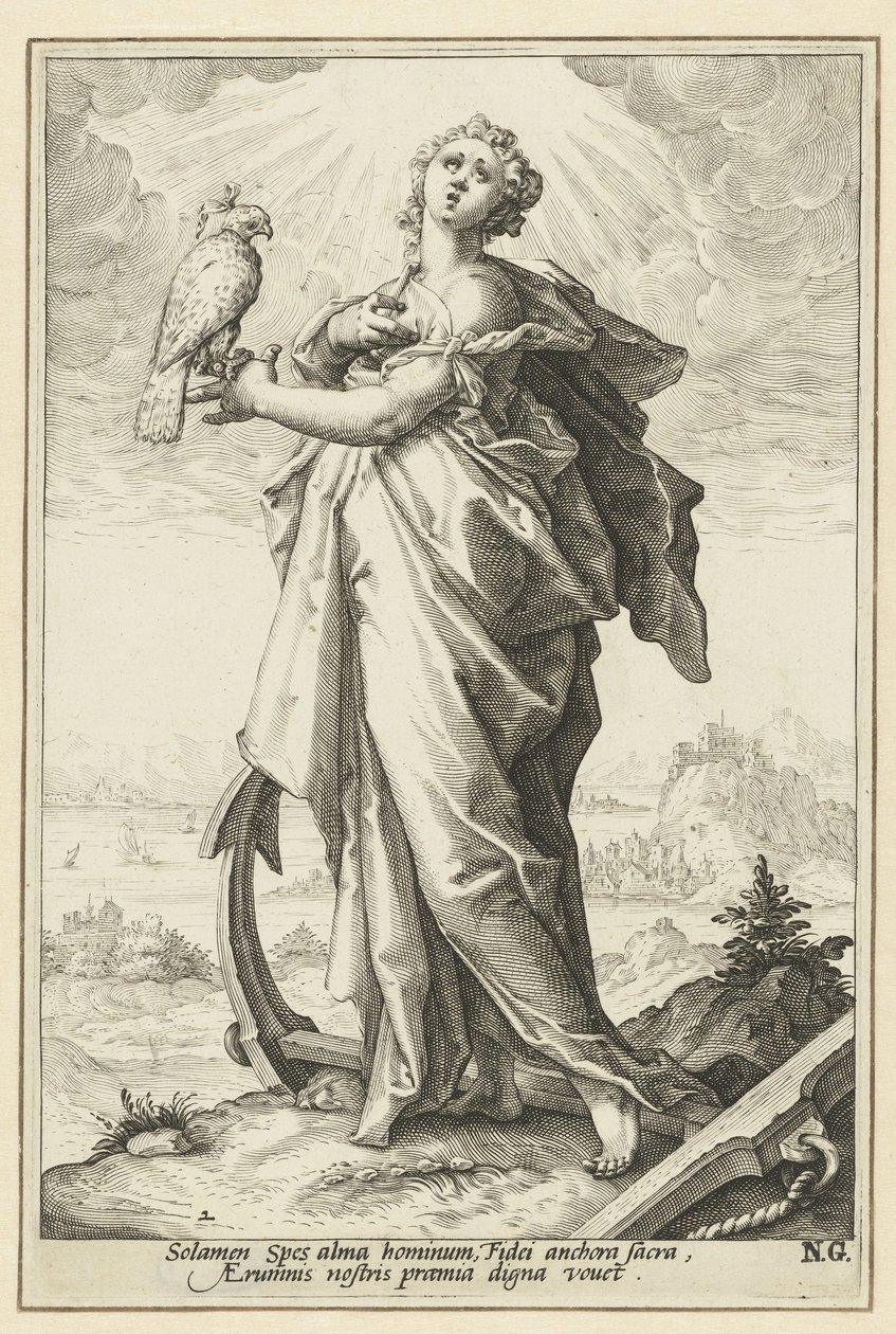 Speranza (Spes) da Jacob Matham (attributed to)