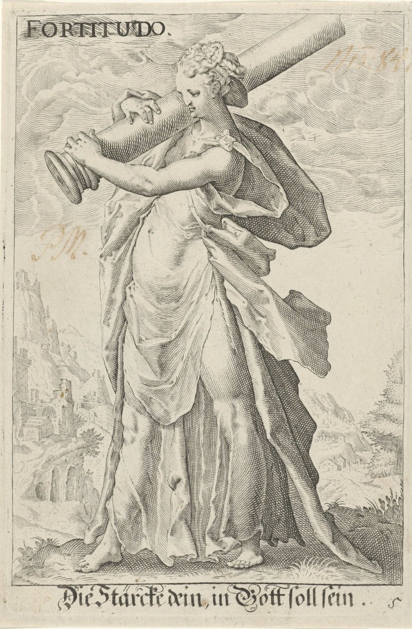 Forza (Fortitudo) da Jacob Matham (attributed to)