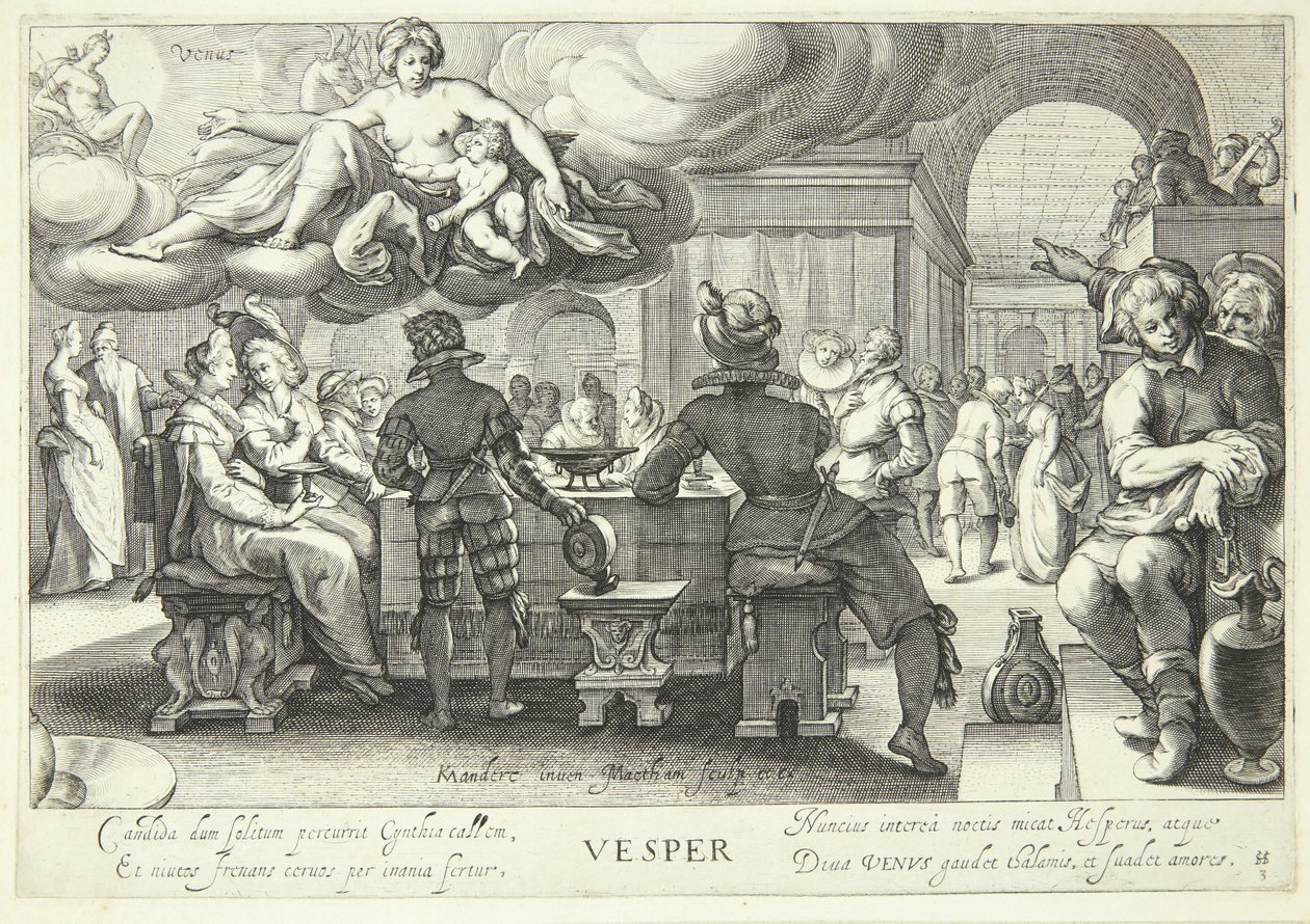 Sera, tempo di Venere da Jacob Matham