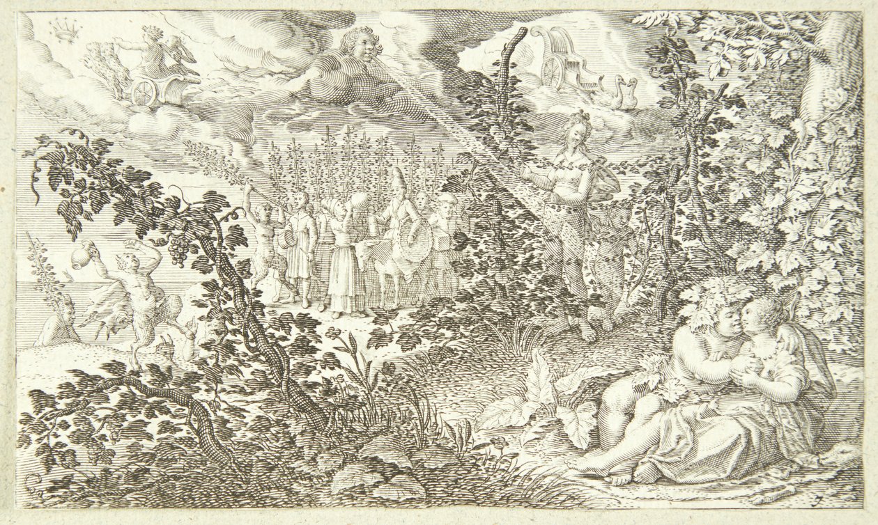 Bacco e Arianna da Jacob Matham