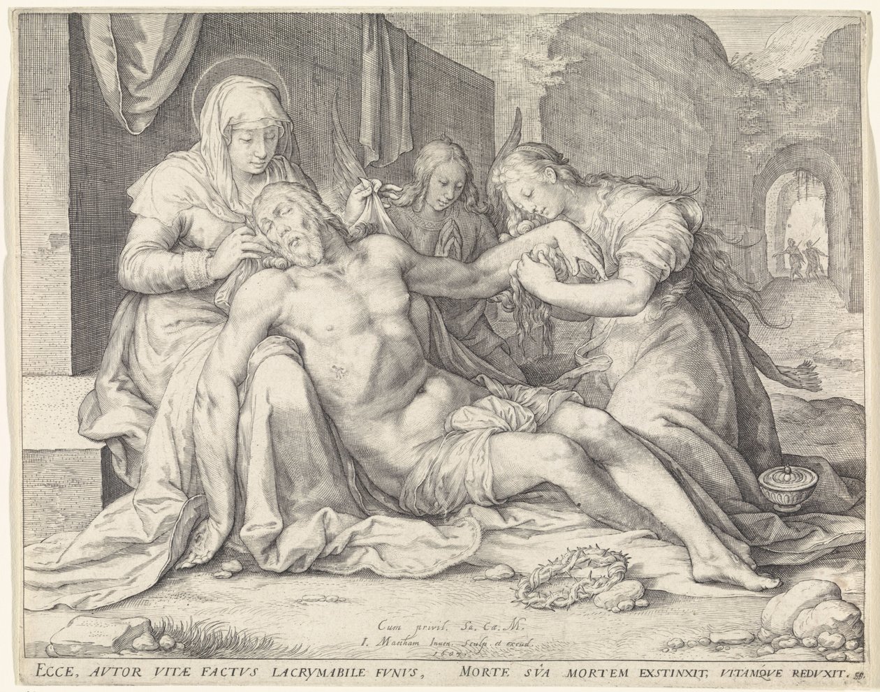 Compianto su Cristo da Jacob Matham