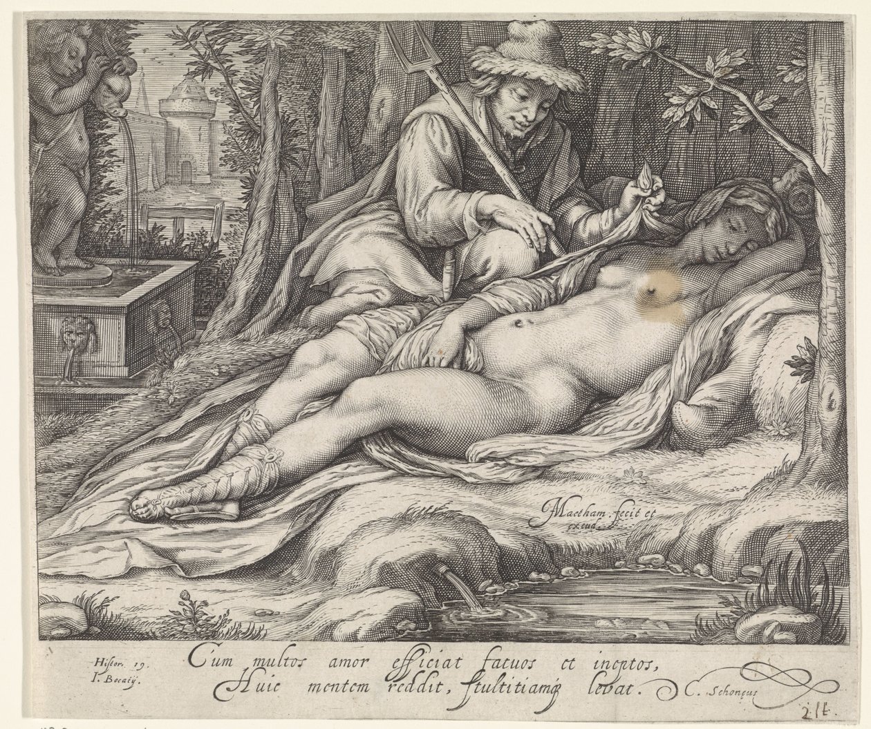 Cimone e Ifigenia da Jacob Matham