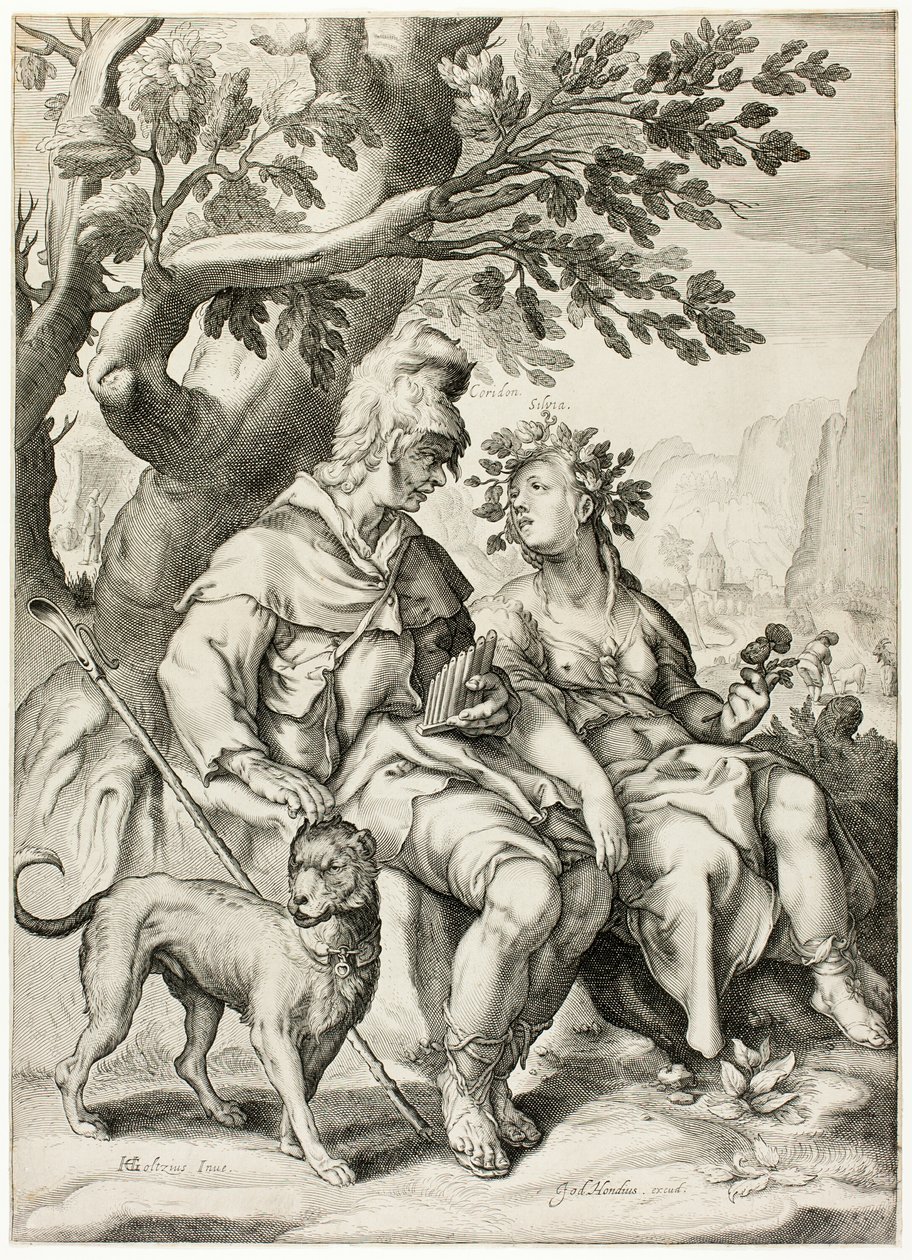 Corydon e Sylvia da Jacob Matham