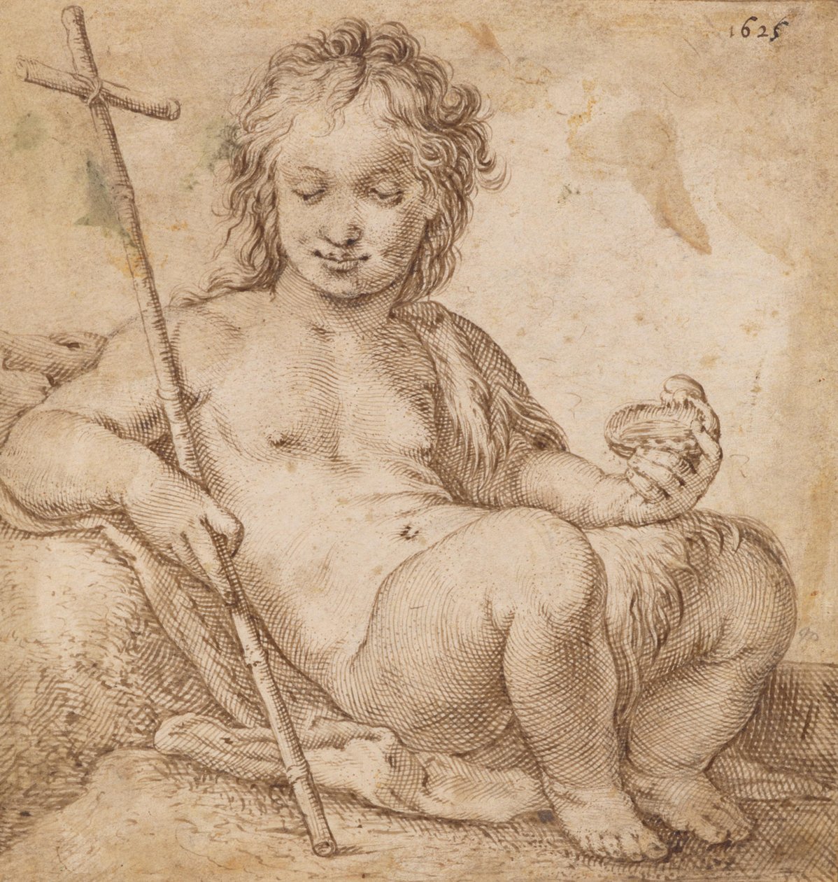 Il giovane Giovanni Battista da Jacob Matham