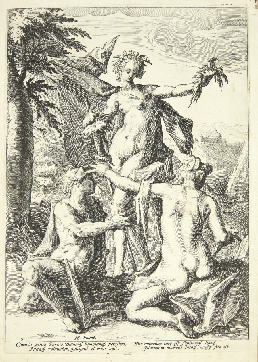 Le tre Parche da Jacob Matham