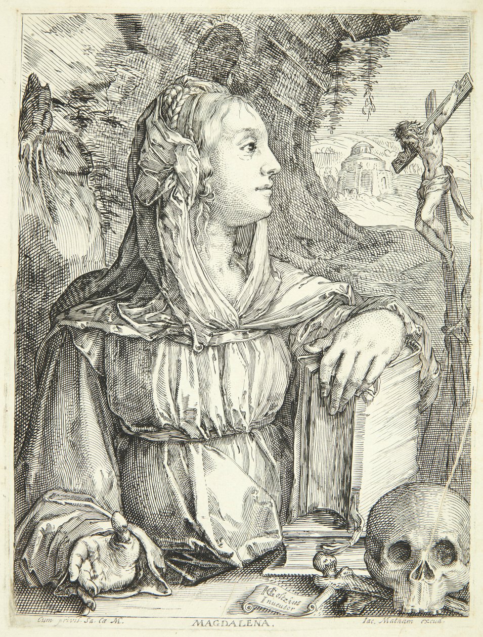 La penitente Maria Maddalena da Jacob Matham