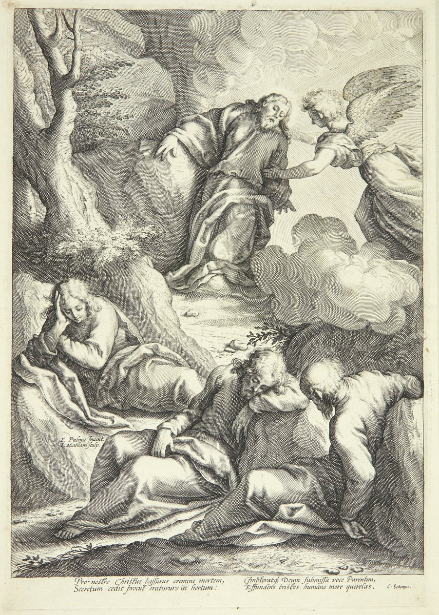 Gesù nel giardino del Getsemani da Jacob Matham