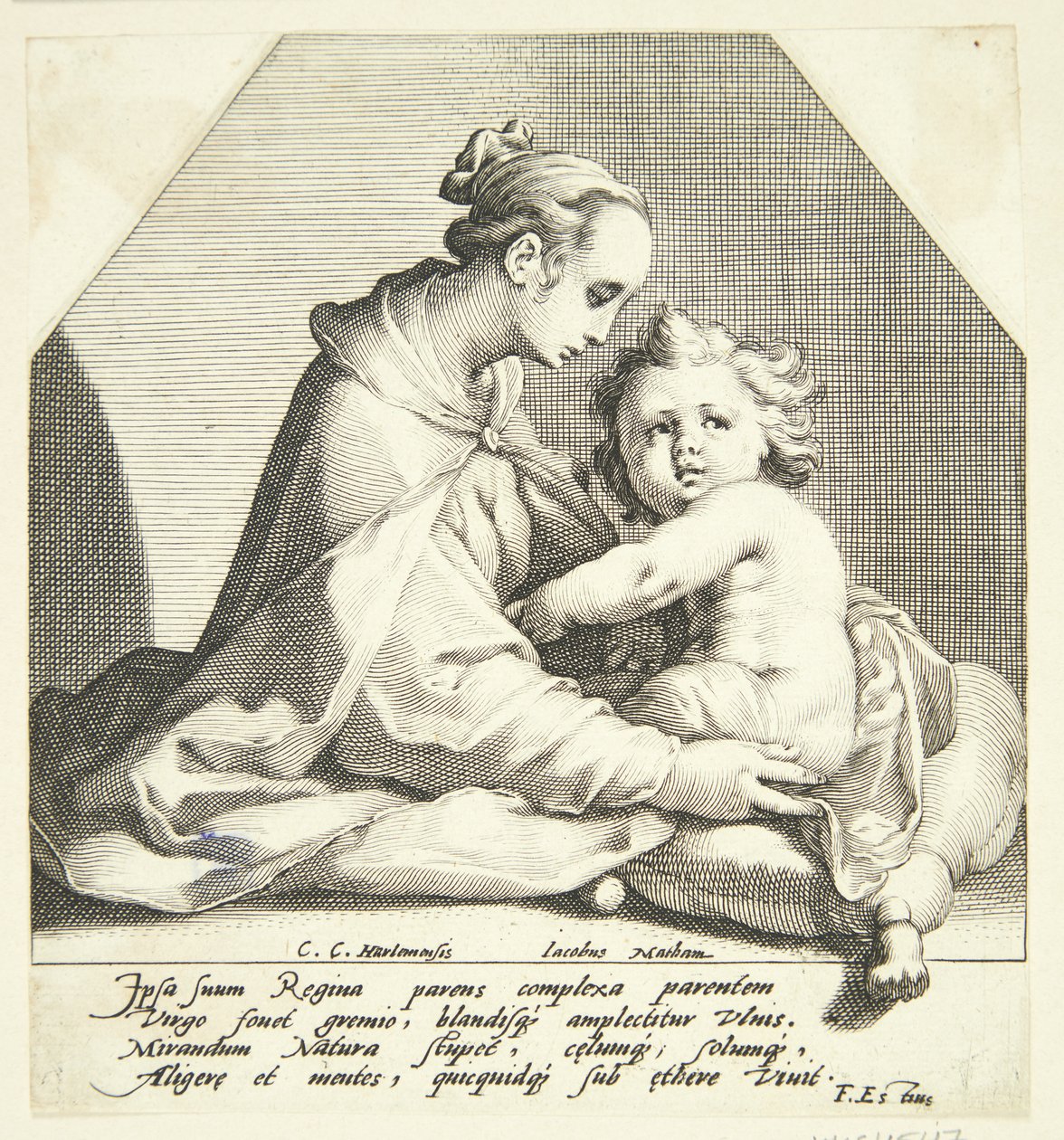 Vergine Maria con il bambino da Jacob Matham