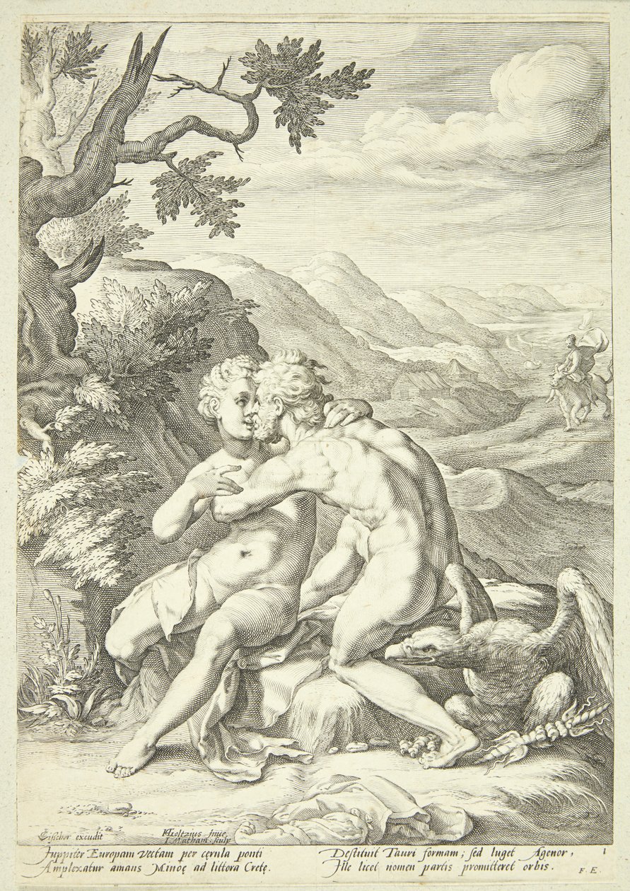 Giove ed Europa da Jacob Matham