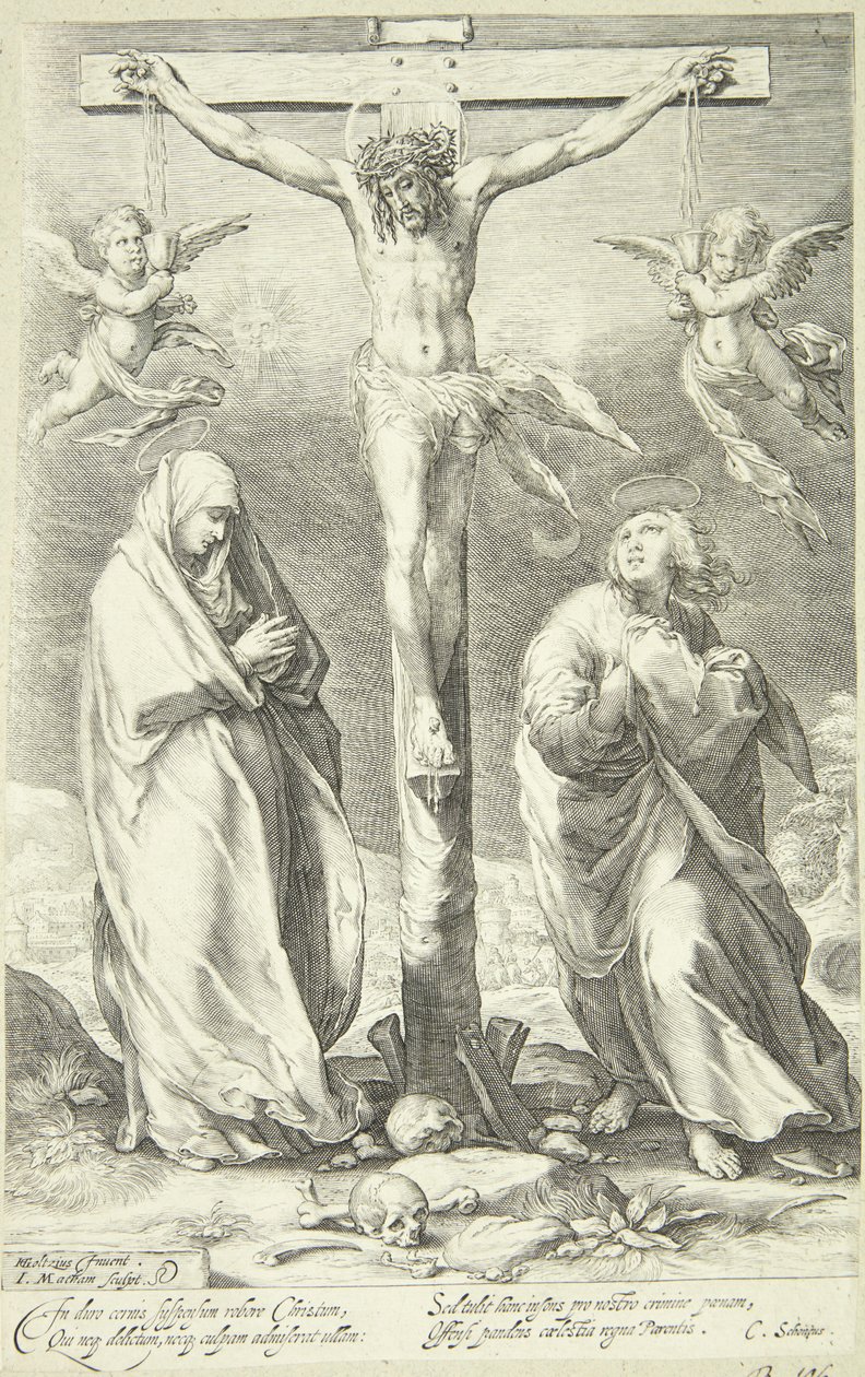 Cristo sulla croce da Jacob Matham