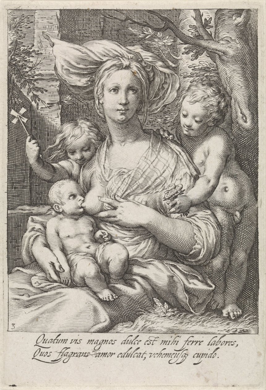 Amore (Caritas) da Jacob Matham