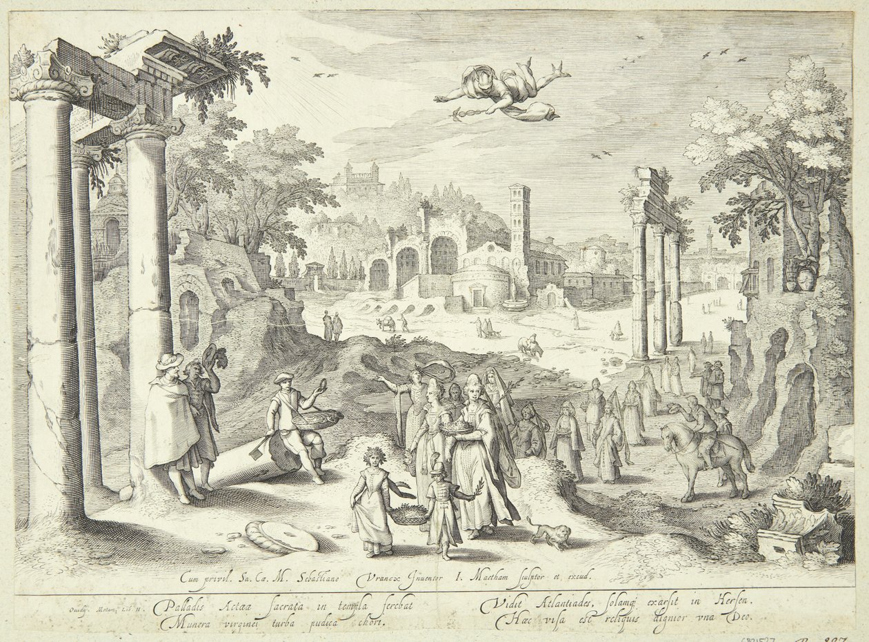 Mercurio e Herse da Jacob Matham
