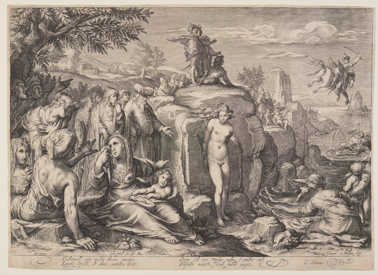 Perseo e Andromeda da Jacob Matham