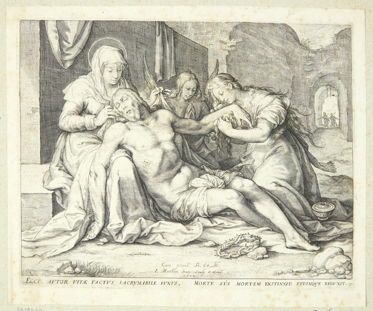 Pietà da Jacob Matham