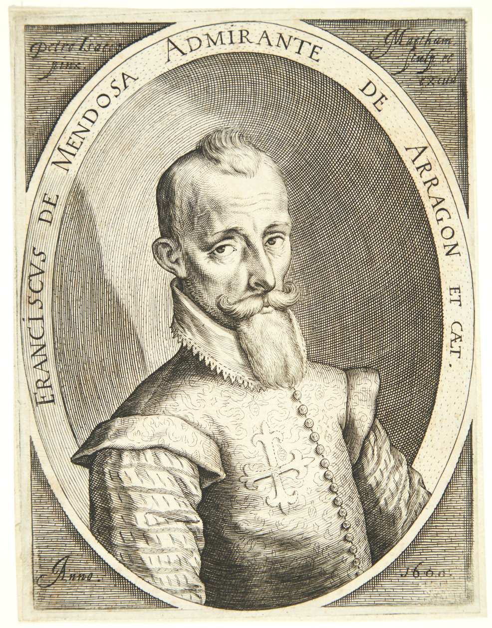 Ritratto di Francisco Mendoza da Jacob Matham