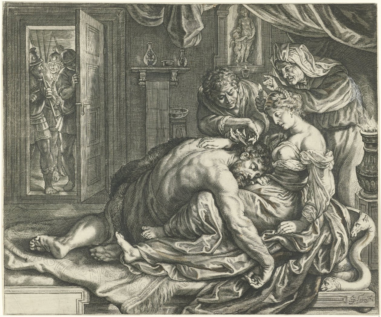 Sansone e Dalila da Jacob Matham