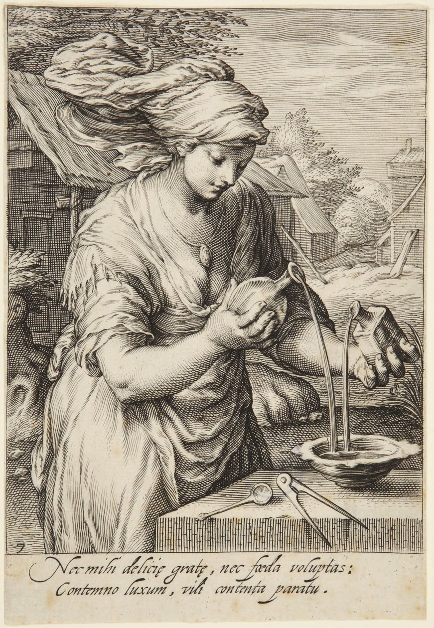 Temperanza da Jacob Matham