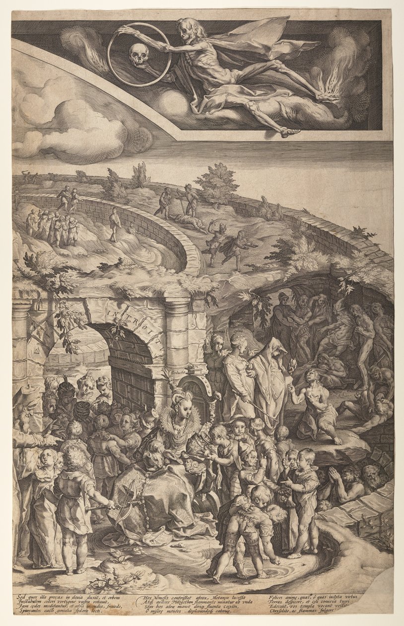 La tavola di Cebes (piatto 3) da Jacob Matham