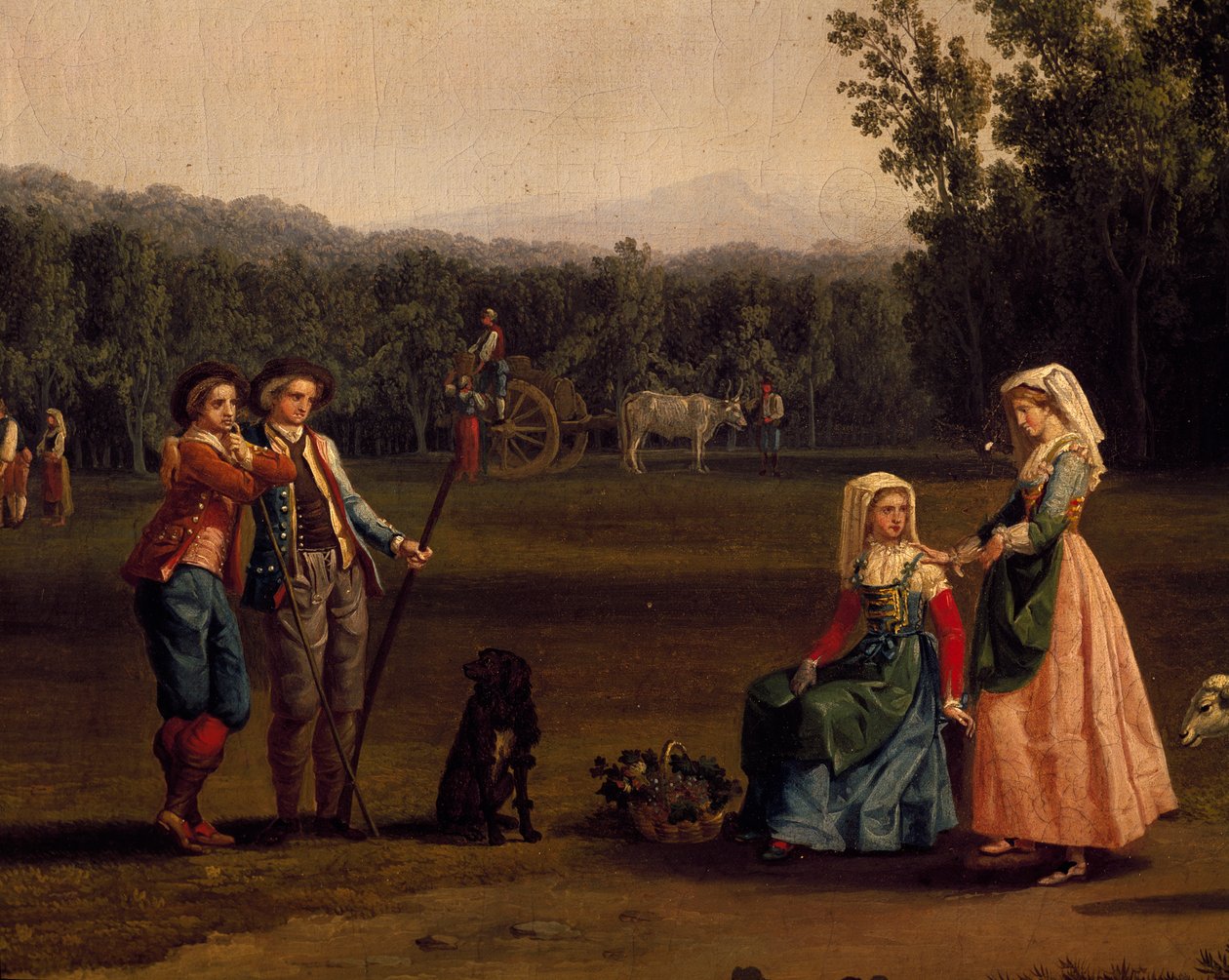 Viaggio alle tenute reali di Caserta da Jacob Philippe Hackert