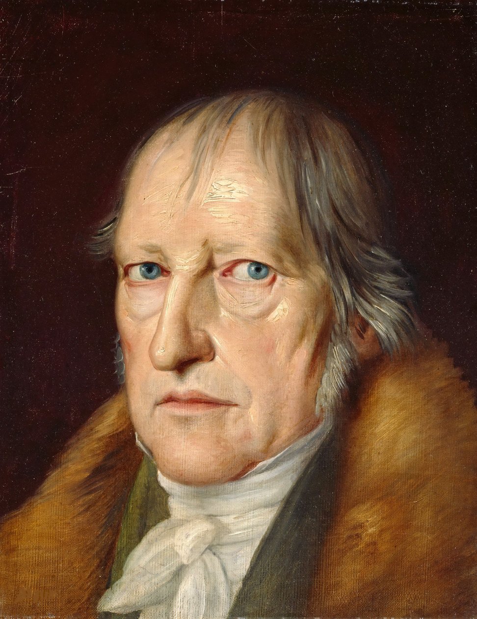 Ritratto di Georg Wilhelm Friedrich Hegel da Jacob Schlesinger