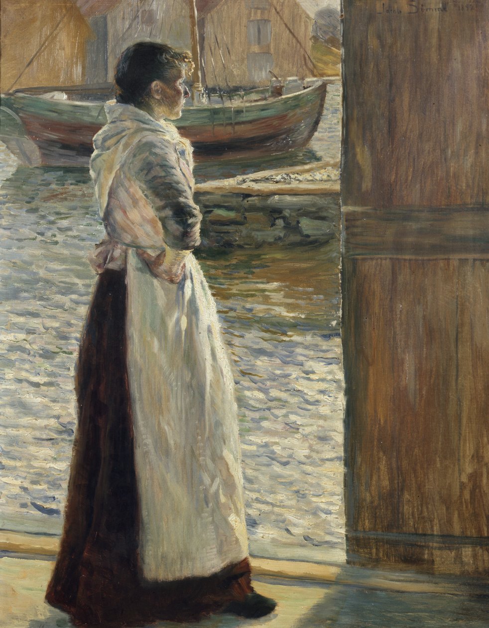 Moglie del pescatore da Jacob Sømme
