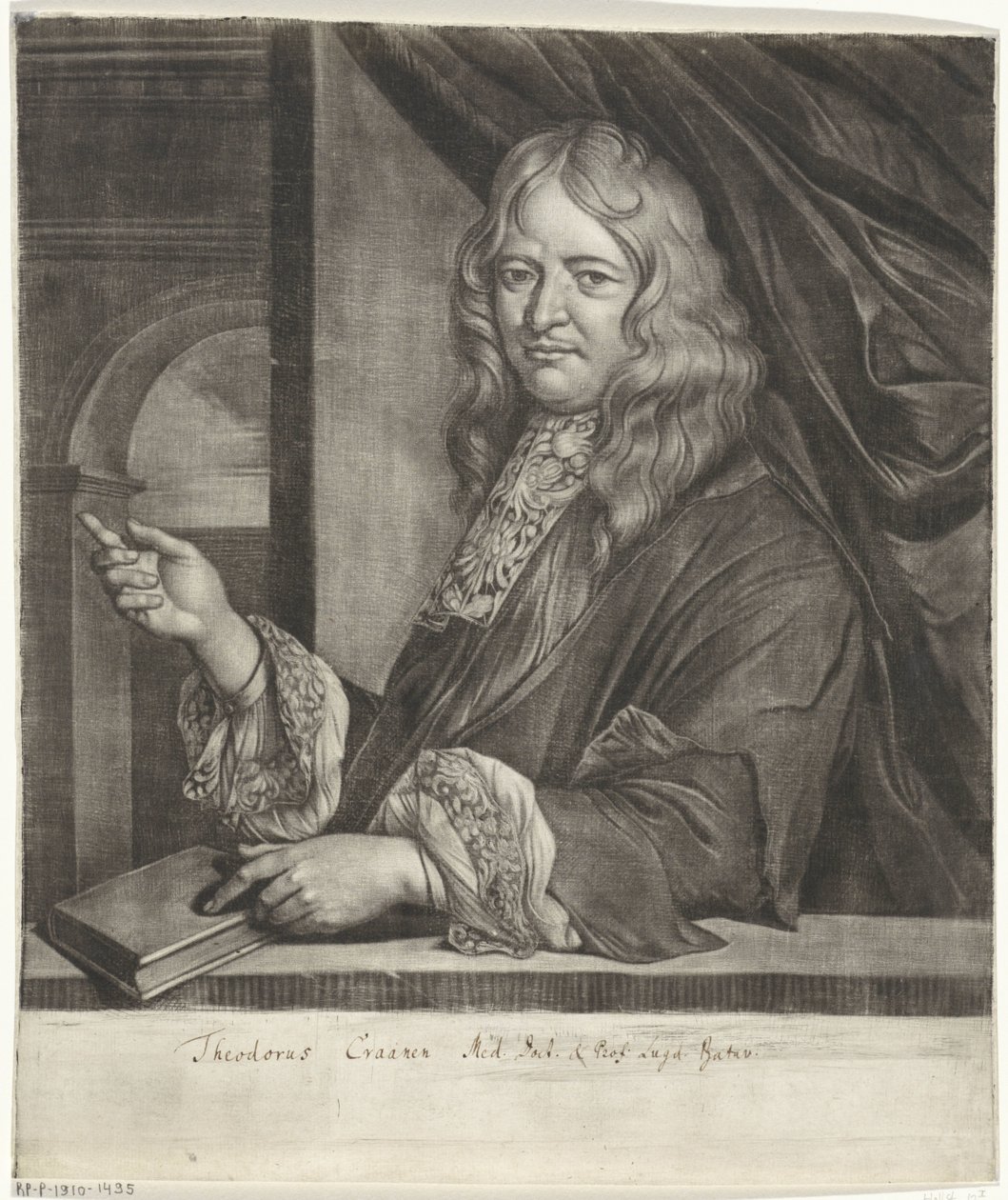 Ritratto di Theodorus Craanen da Jacob Toorenvliet