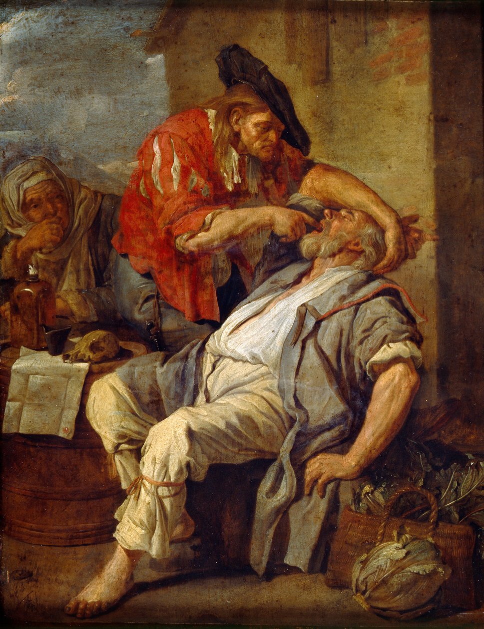 Il dentista, c.1690 da Jacob Toorenvliet