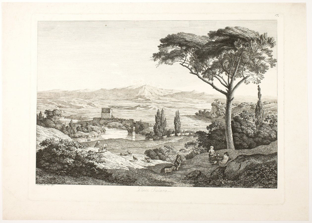 Ponte di Salaro da Jacob Wilhelm Mechau
