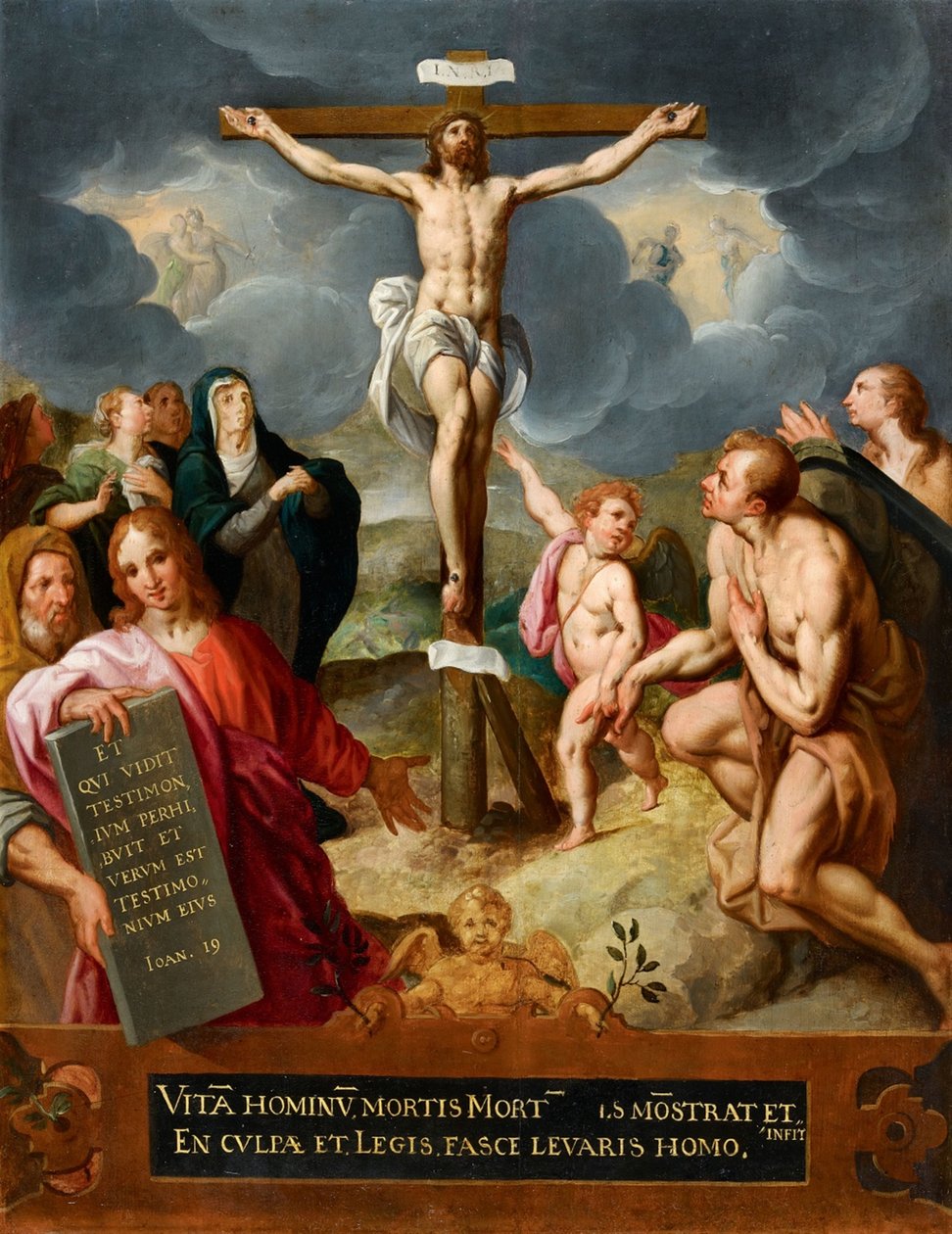 Cristo in croce da Jacob de Backer