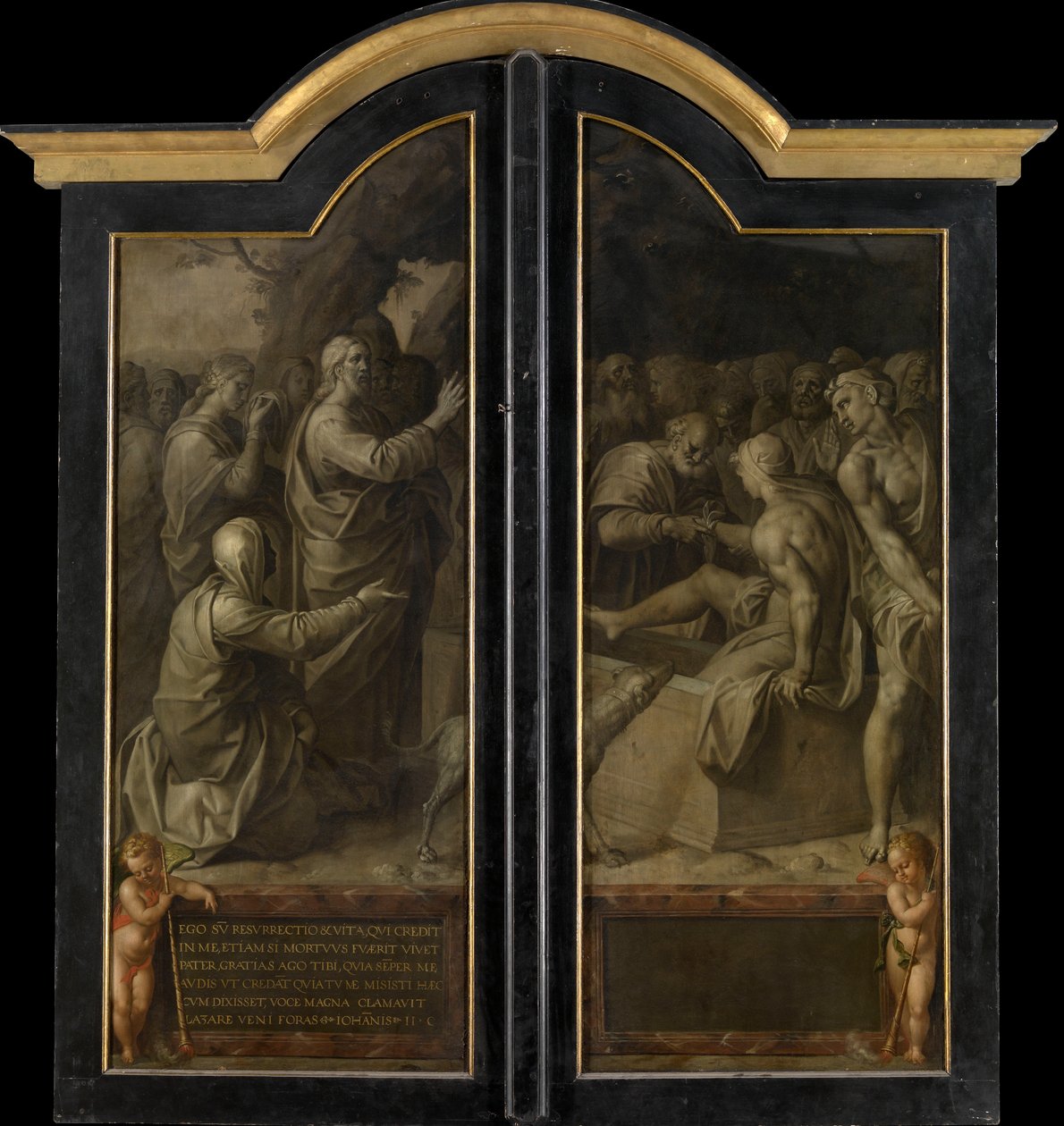 La resurrezione di Lazzaro (pannelli esterni chiusi) da Jacob de Backer