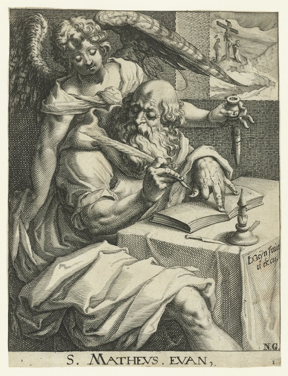 Evangelista Matteo da Jacob de Gheyn (II) (workshop of)