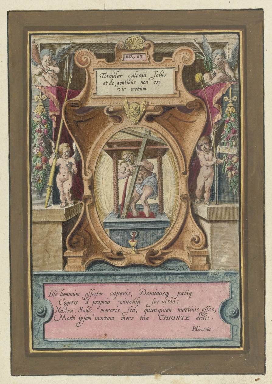 Cristo nel torchio da Jacob de Gheyn (II)