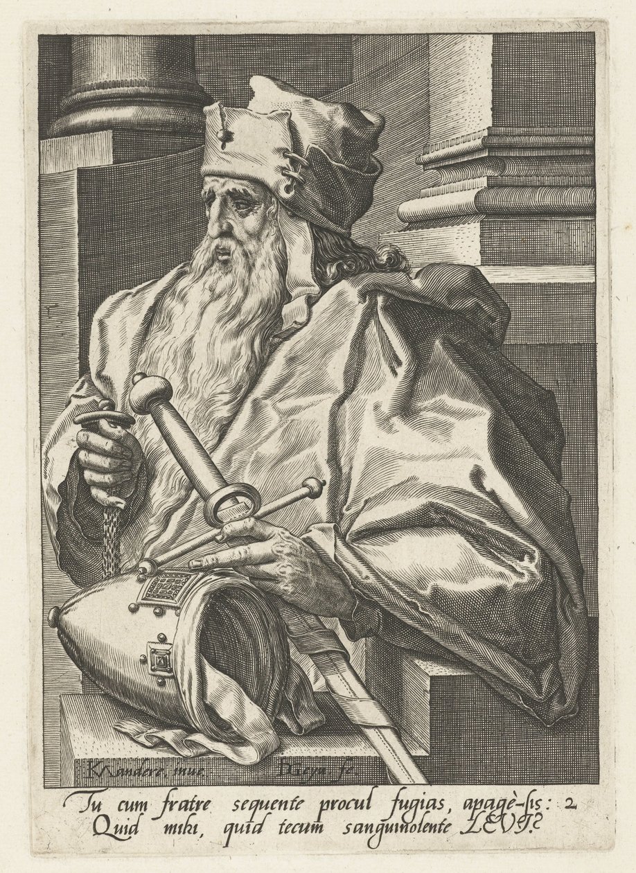 Capostipite Levi (serie De stamvaders van Israël, De twaalf zonen van Jakob) da Jacob de Gheyn (II)