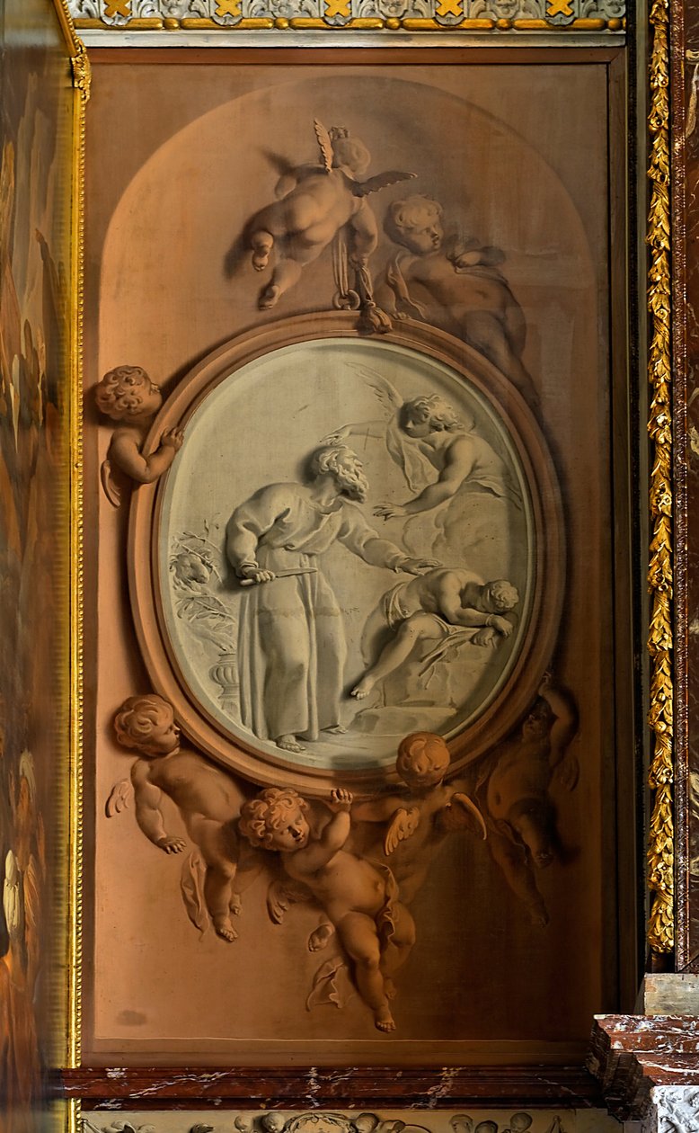 Abramo sacrifica suo figlio Isacco da Jacob de Wit