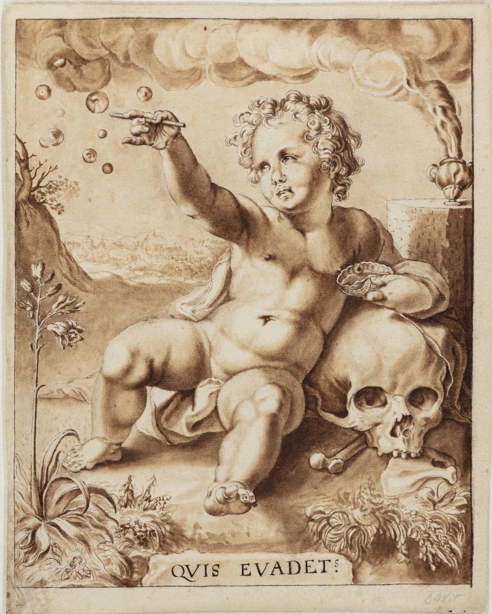 Allegoria della caducità. Homo Bulla da Jacob de Wit