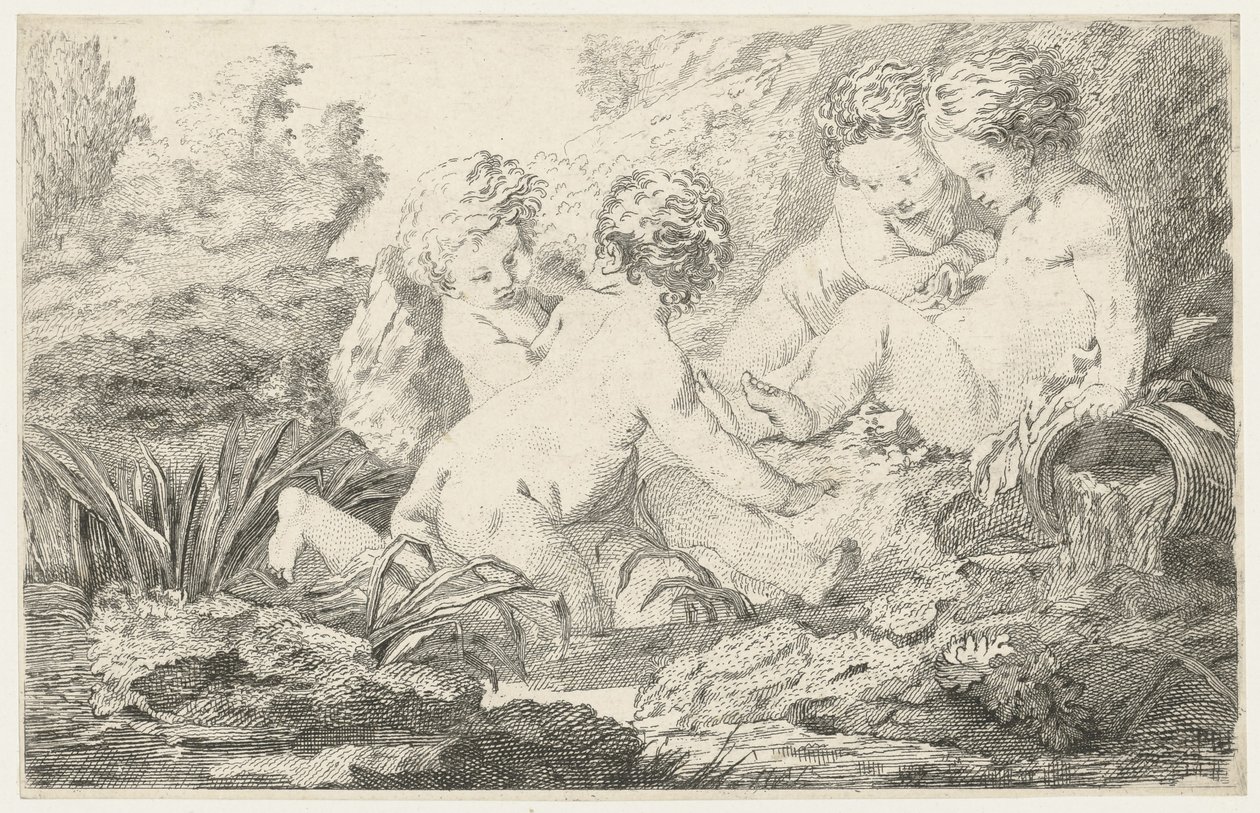 Gruppo allegorico di bambini da Jacob de Wit