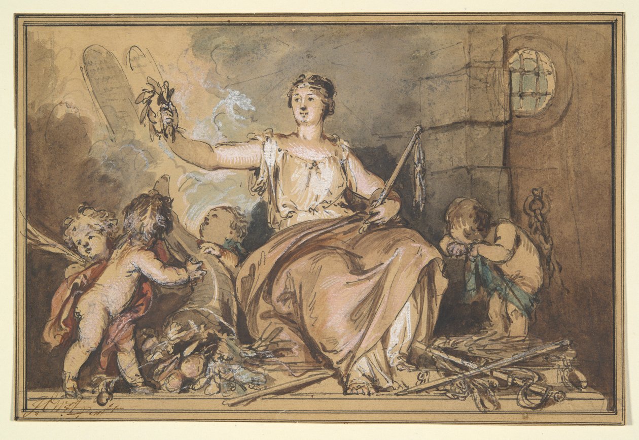 Allegoria della guerra e della pace da Jacob de Wit