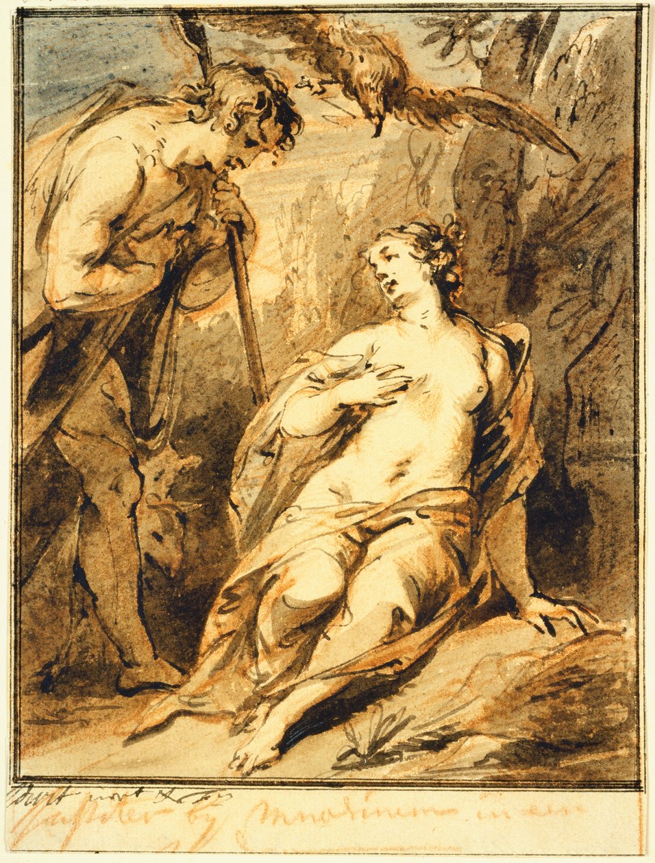 Jupiter und Mnemosyne da Jacob de Wit